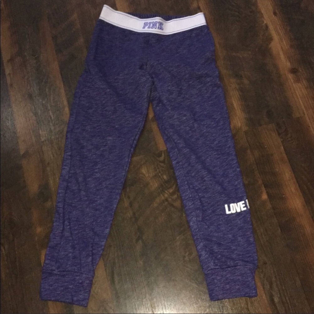 Pink Victoria’s Secret joggers